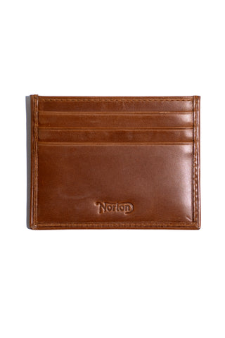Tan Norton Motorcycles Cardholder