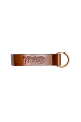 Tan Norton Motorcycles Keychain Brass